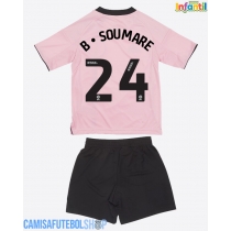 Camisa de time de futebol Leicester City Boubakary Soumare #24 Replicas 3º Equipamento Infantil 2025-26 Manga Curta (+ Calças curtas)